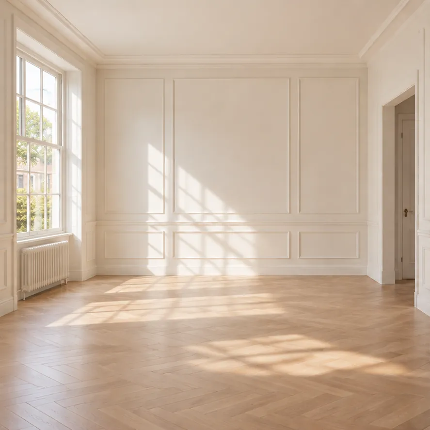 Empty room before styling